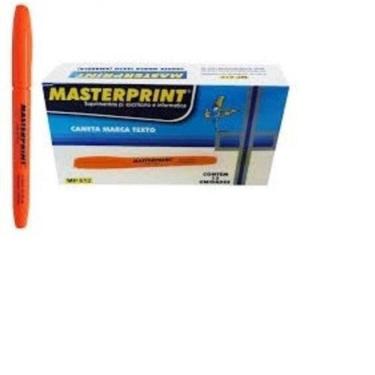 Imagem de Caneta Marca Texto Laranja Cx C/12 Ref: Mp612