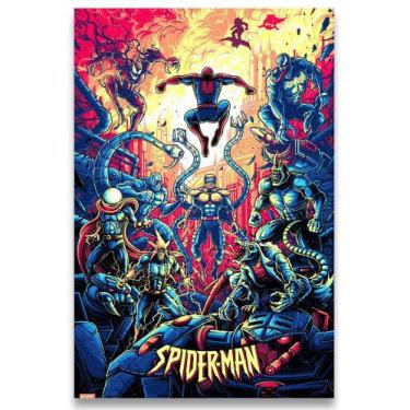 Imagem de Poster Decorativo 42cm X 30cm A3 Brilhante Homem Aranha Spider B7 - Bd