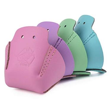 Imagem de Bont Patins – Protetores de proteção para dedos 100% couro australiano – Roller Skate Derby Speed – Par pastel – Flor de cerejeira rosa