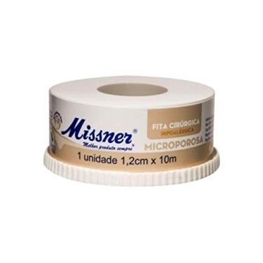 Imagem de Missner Fita Microporosa Bege 1.2 Cm X 10 M