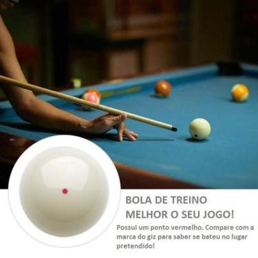 Bola De Treino Maxxi Para Sinuca Bilhar Aprenda Efeitos 58Mm