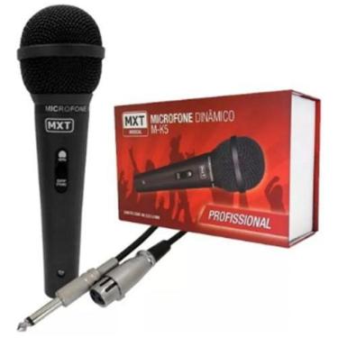 Imagem de Microfone Dinâmico M-K5 Mxt Preto Metal Com Fio