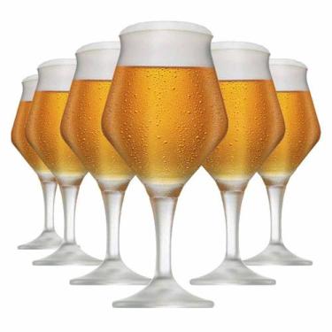 Imagem de Taça De Cerveja De Cristal Beer Sommelier Alta 430ml 6 Pcs - Ruvolo