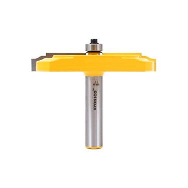 Imagem de Diâmetro Yonico 12139 8,89 cm Haste do roteador de revestimento externo de molde de tijolos com haste de 1,27 cm