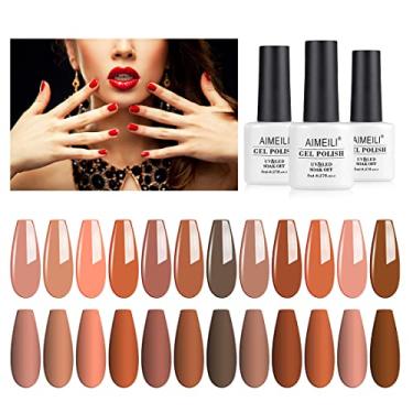 Imagem de AIMEILI Hema Free Esmaltes em Gel Kit, Esmlates de Unhas Nail Gel Soak Off U V Gel Conjunto De Esmaltes 12pcs X 8ml - Kit Set 1