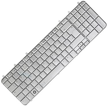 Imagem de Teclado Hp Dv7-1212ea Dv7-1212tx Dv7-1213ea Prata BR