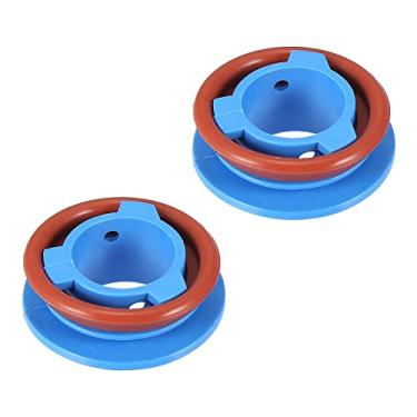 Imagem de X AUTOHAUX 2 peças H11 LED adaptador de farol base soquete retentor suporte universal para carro azul