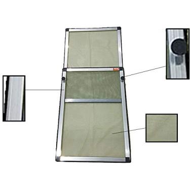 Imagem de TELA mosquiteira INOX Regulável para janela Contra Roedores e Insetos - Brilhante