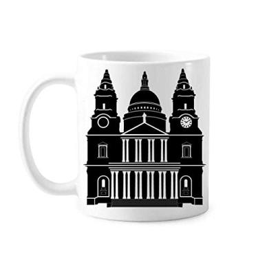 Imagem de England Building United Kingdom Contorno do Reino Unido Caneca cerâmica café porcelana louça