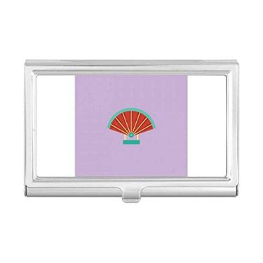Imagem de Carteira de bolso para porta-cartões com estampa chinesa Fan