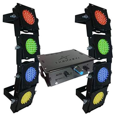 Imagem de Kit 8 Canhão De Led Rgby Iluminação Festa Deltrônica