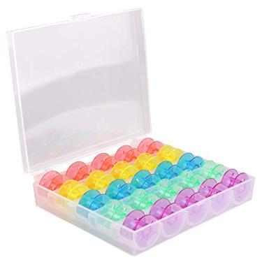 Imagem de Kit Com 25 Bobinas Carretilha Alta Colorida + Estojo Brinde