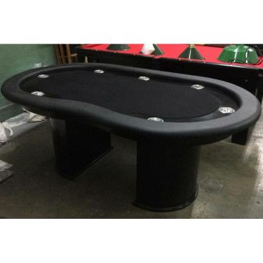 Imagem de Mesa Poker Baralho Cartas  Oval  C/ Porta Copos