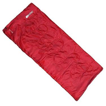 Imagem de ntk, Saco de Dormir Tipo Envelope Bugy, com Faixa de Temperatura entre 8°C à 15°C, Enchimento de Fibras Sintéticas e Bolsa de Transporte, Vermelho
