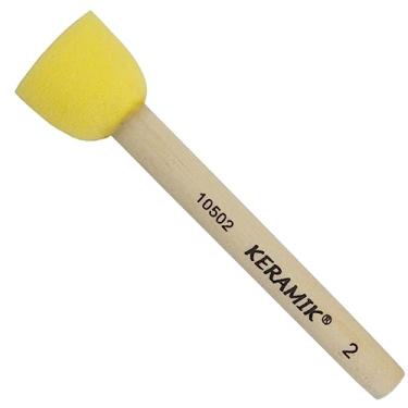Imagem de Pincel Batedor Espuma Keramik 10502 Nº 2 20mm