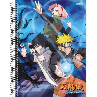 Imagem de Caderno Universitário Naruto 10 Matérias 160Folhas - Sãodomingos