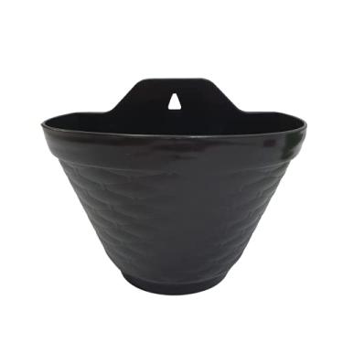 Imagem de Vaso de Parede 20 x 13 cm Preto