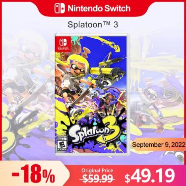 Imagem de Splatoon 3 Nintendo Switch Game Deals 100% original oficial física jogo cartão de ação multiplayer
