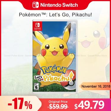 Imagem de Pokémon Let ' s Go Pikachu Jogos Nintendo Switch Games Deals 100% Oficial Original de Cartão de Jogo