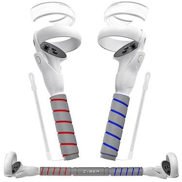 Imagem de Zybervr Handle Attachment for Meta Quest 2 Controller Accessories, Gorilla Tag Long Arms Grips for Quest 2 Beat Saber Golf Club