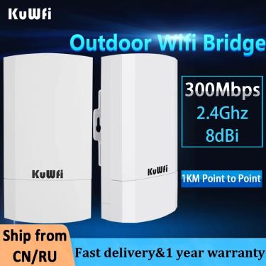 Imagem de KuWFi-Roteador WiFi ao ar livre  ponte repetidor  longo alcance extensor  cobertura sem fio para