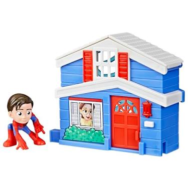 Imagem de Marvel, Conjunto de Brinquedo, Spidey and His Amazing Friends, Kit Casa do Spidey - Acompanha Figura de 6 cm - A partir de 3 Anos