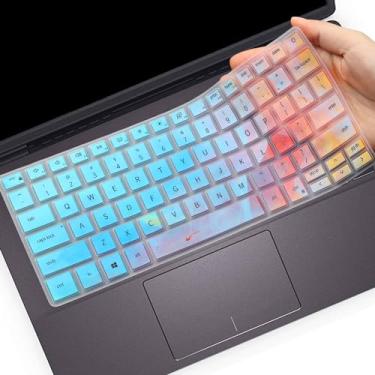 Imagem de Capa de teclado para Dell Inspiron 13 e Inspiron 14 5000 7000 5300 5301 5390 5391 7300 7306 7390 7391 7400 7405 7409 7490 5400 5405 5406 5490 5493 5498, Dell Latitude 3310 3410 - Colorido