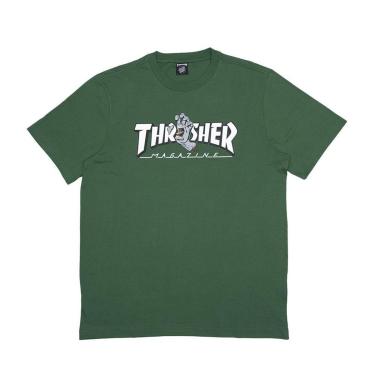Imagem de Camiseta Santa Cruz Thrasher Screaming Logo SS Over-Masculino