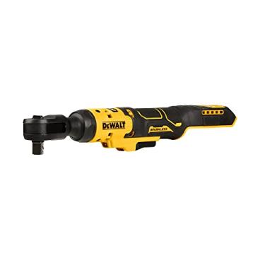 Imagem de Dewalt Chave de Catraca 1/2 Polegada, 13mm, Ferramenta Resistente a Produtos Químicos Automotivos e Solventes, Não Acompanha Bateria e Carregador, Modelo DCF512B, 20V