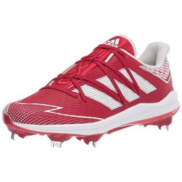 Imagem de adidas Adizero Afterburner 7 chuteiras masculinas, Vermelho elétrico, branco/vermelho elétrico., 8