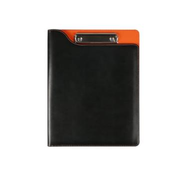 Imagem de Vensool Pasta de couro para prancheta A4, portfólio de couro para homens e mulheres, fichário de portfólio de negócios, com porta-canetas, porta-cartões de visita, arquivo A4 e capa de documentos,