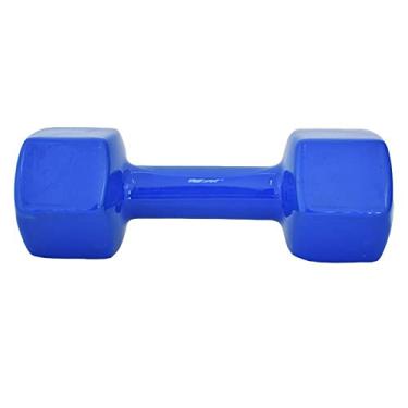 Imagem de Halter Sextavado em Vinil Ahead Sports 5kg Azul