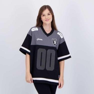 Imagem de Camiseta Approve NFL Raiders Feminina Preto-Feminino