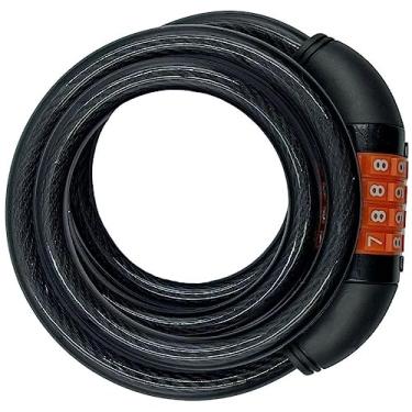 Imagem de Cadeado Segredo Espiral Corrente Tranca Bike Bicicleta Moto