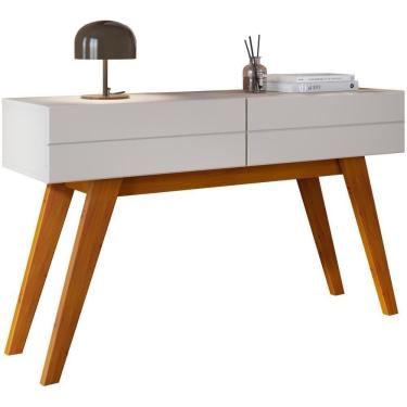 Imagem de Aparador Para Sala 2 Gavetas Noronha Off White Matte Clb Off White Matte