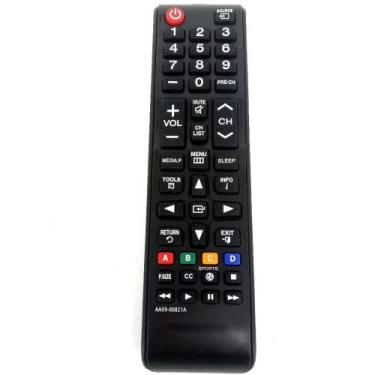 Imagem de Controle Remoto Para Tv Samsung smartv + Pilhas - LELONG