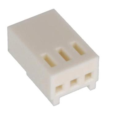 Imagem de Conector Alojamento Kk 3 Vias Femea 2,54mm Kit 50 Peças - Mx