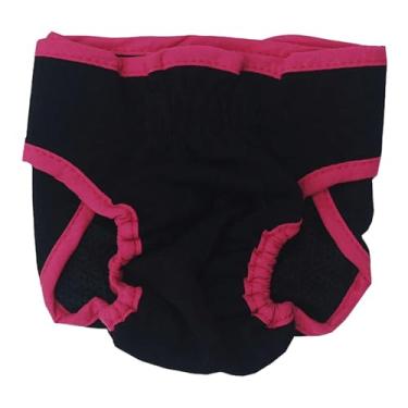 Imagem de Fenteer Calça Fisiológica para Cachorros Absorvente para Animais de Estimação Calça Fisiológica para Cachorros Fêmeas Fralda