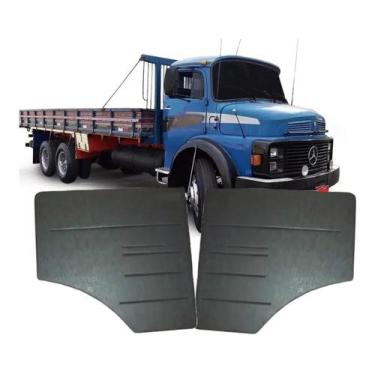 Imagem de Par Forro Porta MB 1113 (Cara Preta) de 1982 a 1988 Preto - INDUMEP