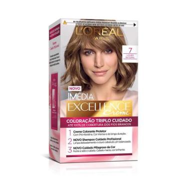 Imagem de Tintura Permanente Imédia Excellence De Loréal Paris 7.0 Louro Natural