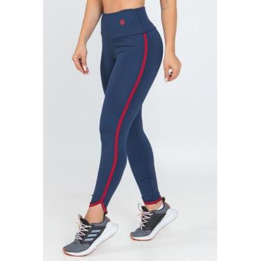 Imagem de Legging Viés - Manalinda, M, Marinho