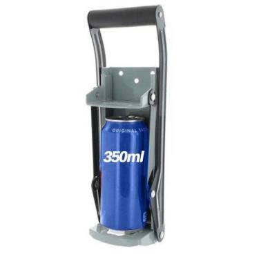 Imagem de Amassador de Latas Latinhas 350ml em Aço com Abridor de Garrafas - Sta