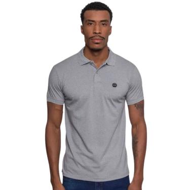 Imagem de Camisa Polo Masculina Fatal Piquet Cinza Mescla 29524