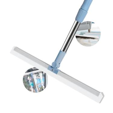 Imagem de Rodo e Vassoura Mágica 2 em 1 com Raspador de Silicone - Ideal para Limpeza Eficiente de Vidros, Pisos e Superfícies, Uso Doméstico e Comercial - Alta Versatilidade e Durabilidade (TAMANHO 35 CM)