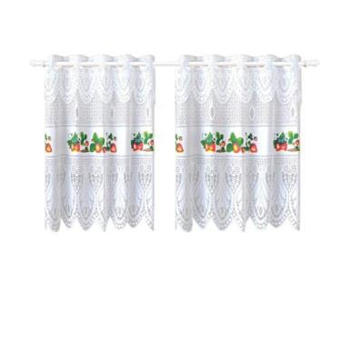 Imagem de Cortina Pia/Vitro Bando Passione Renda Cozinha1,60X0,75X0,20 - Beija F