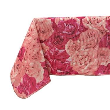 Imagem de Toalha de Mesa Quadrada Estampa Floral Flores 1,40 x 1,40 - Millenia, 