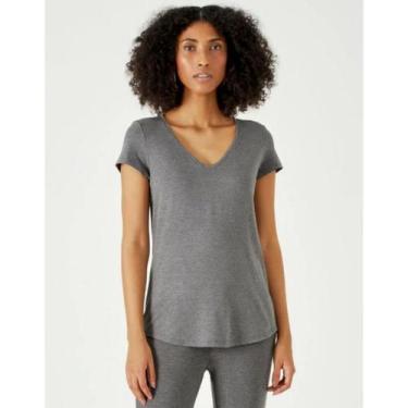 Imagem de Blusa Feminina Mullet Viscolycra Malwee Ref. 37400, Cinza, P