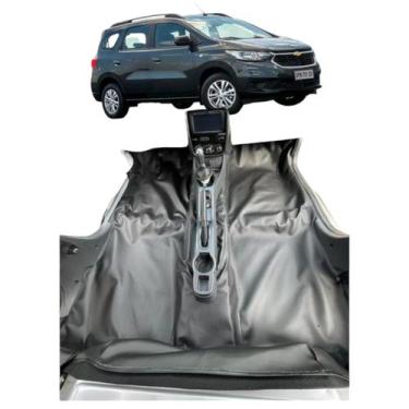 Imagem de Tapete Carpete Assoalho Vinil preto Fosco chevrolet Spin  - MANOS TAPE