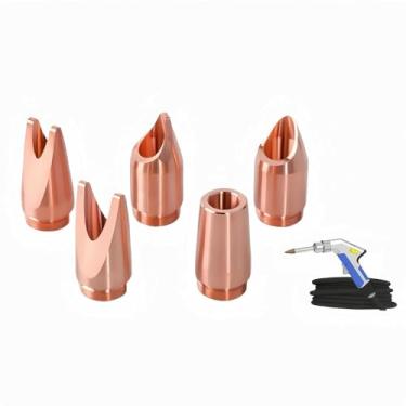 Imagem de DMK Bico de soldagem a laser de fibra 5 peças M13.5 Bico de soldagem de cobre Acessório de soldagem para máquina de soldagem a laser portátil IPG (M13.5-3)