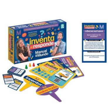 Imagem de Jogo Manual Do Mundo Inventa Ou Responde Com 300 Perguntas - Nig Brinq